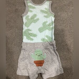 Carter 2 Piece Cactus Outfit